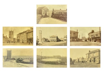 Lot 234 - Cornwall Postcards, St Just-in-Penwith etc contained in modern red album.