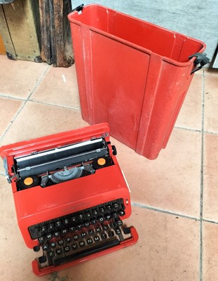 Lot 568 - Olivetti Valentine type writer