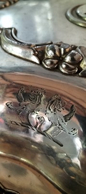 Lot 144 - A set of four Old Sheffield plate entree dishes and covers.