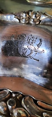 Lot 144 - A set of four Old Sheffield plate entree dishes and covers.