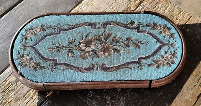 Lot 145 - A Victorian beadwork stand.
