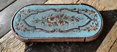 Lot 145 - A Victorian beadwork stand.