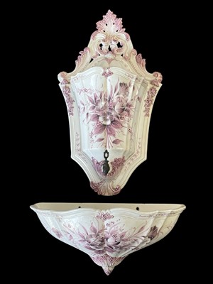 Lot 106 - A 1950s/60s Italian Holy Water stoop 73cm...