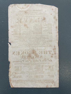 Lot 34 - Early 19th century theatre playbills