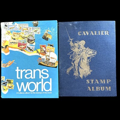Lot 110 - Two stamp albums containing both British and...
