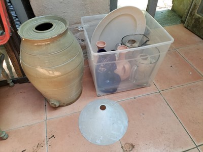 Lot 585 - Stoneware barrel
