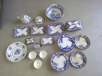 Lot 113 - Blue and White Ceramics. Mason's, Johnson Bros...