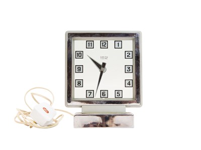 Lot 791 - A Smith electric Art Deco 'Mystery' clock.