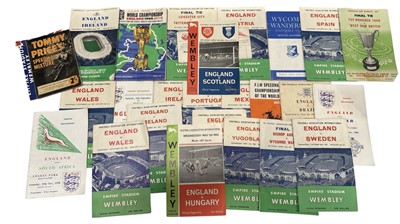 Lot 149 - 1950s and 1960s football programmes.