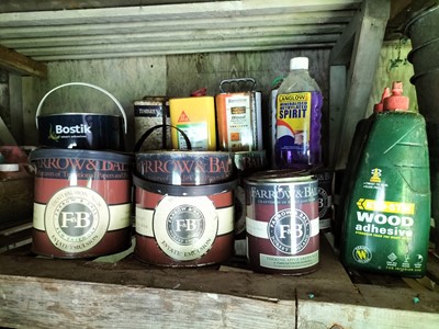 Lot 654 - Paints and wood preserver