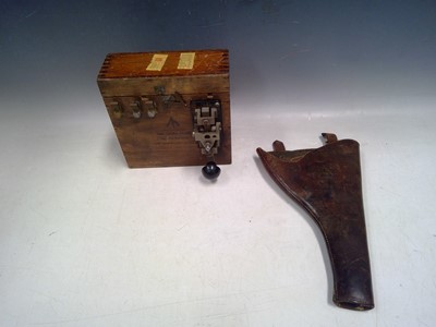 Lot 184 - A World War One Pistol Holster and a Morse...