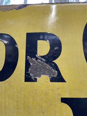 Lot 15 - A W.B. Cooper Lowestoft enamel advertising sign.