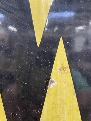 Lot 15 - A W.B. Cooper Lowestoft enamel advertising sign.