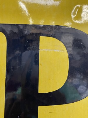 Lot 15 - A W.B. Cooper Lowestoft enamel advertising sign.