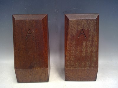 Lot 188 - A Pair of Oak, Arts and Crafts Weighted...