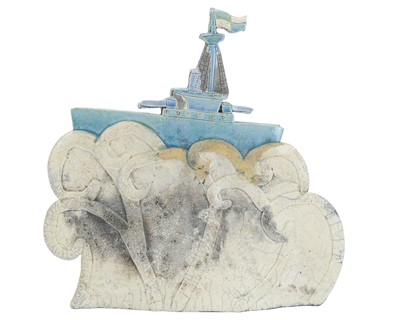 Lot 326 - Boat On High Seas