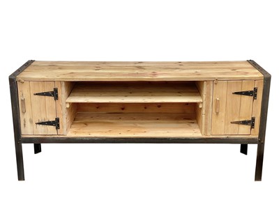 Lot 872 - An industrial sideboard.