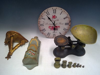 Lot 63 - A Boots set of Scales and Bell Weights, a...