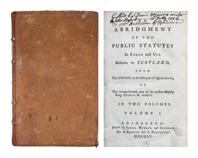 Lot 76 - (Scotland) John Swinton (Compiler)