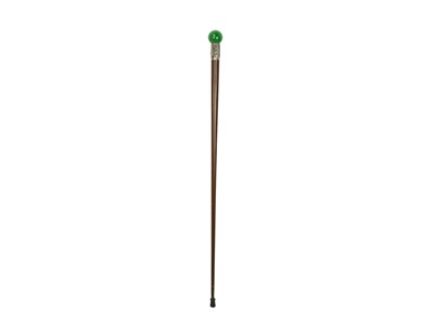 Lot 556 - A Chinese silver mounted cane.