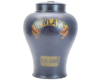 Lot 124 - Tobacconist's advertising; A Bewlay's plaster tobacco 'jar'.