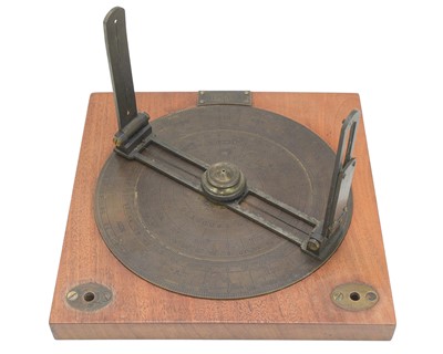 Lot 220 - A lacquered brass marine azimuth compass by Alex' Dobbie & Son, Glasgow and London.