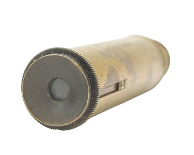 Lot 214 - A brass pocket spectroscope signed John Browning, Strand London.
