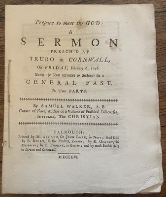 Lot 392 - (Early Falmouth Publishing) Samuel Walker