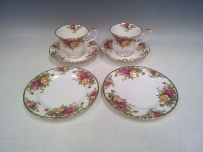 Lot 26 - Two Royal Albert, Country Roses Cups and...
