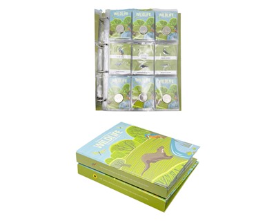 Lot 188 - A Westminster Coins 'Great British Isles WILDLIFE 10p coin collection in ring binder.