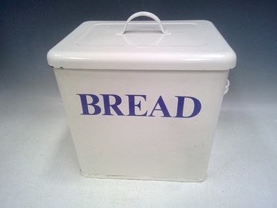 Lot 42 - An Enamel Bread Bin. The Bin measures 31cm...