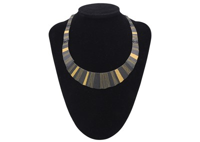 Lot 494 - Of graduated form, decorated with irregular...