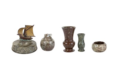 Lot 211 - Cornish serpentine.