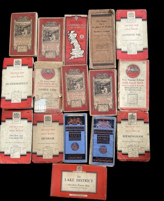 Lot 206 - Sixteen vintage maps.