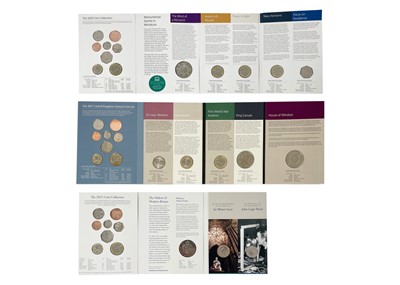 Lot 66 - Three Royal Mint United Kingdom Brilliant Uncirculated Annual Coin sets.