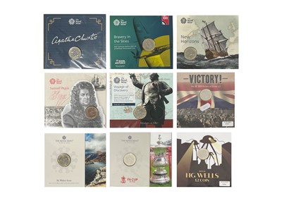 Lot 18 - A collection of eight £2 two pound Brilliant Uncirculated coin packs.