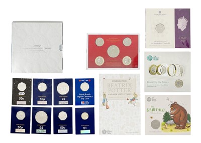Lot 172 - A collection of six Royal Mint Brilliant Uncirculated coin packs.