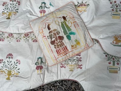 Lot 37 - Lyn Le Grice Calendar Bed Cover and Canopy