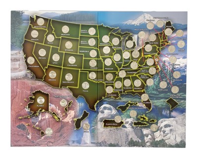 Lot 17 - USA - An album of Quarters by First Commemorative Mint Inc 'America's National Parks'.