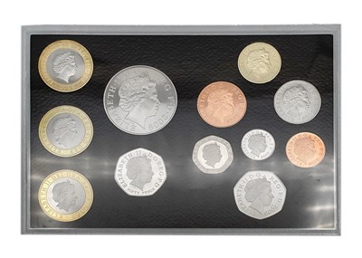 Lot 48 - A 2009 Royal Mint proof coin set with Kew Garden 50p fifty pence coin.