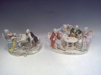 Lot 139 - Two Graefenthal Figurines. The Card Players...