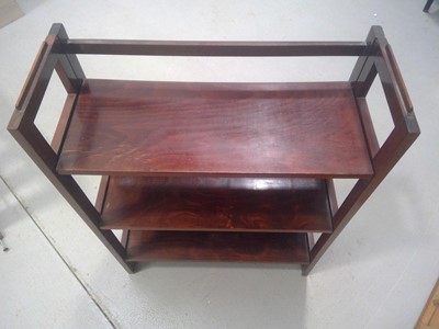 Lot 21 - A Folding Shelf Unit. The Shelves measure 95cm...