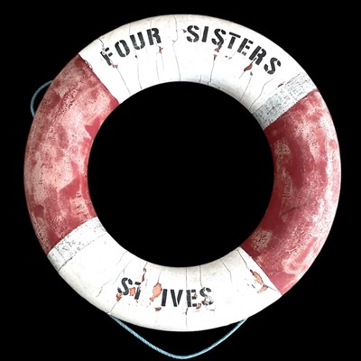 Lot 116 - A vintage Four Sisters, St Ives lifebuoy, 76cm...