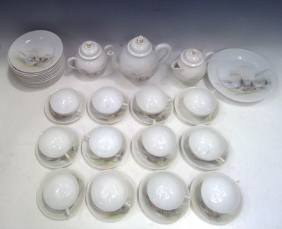 Lot 115 - A Japanese Tea Service.