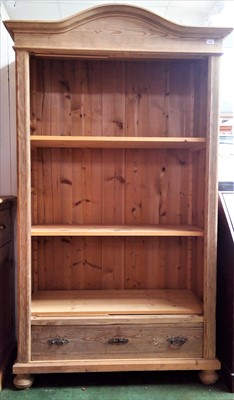 Lot 3508 - A late 19th century Continental pine open...