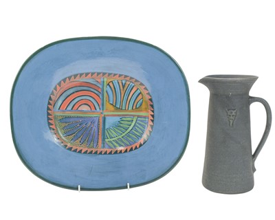 Lot 719 - Pauline ZELINSKI - A serving platter.
