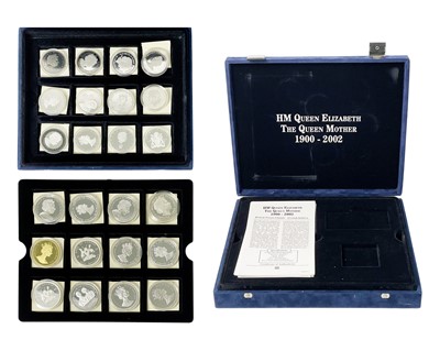 Lot 177 - Westminster Mint - a HM Queen Elizabeth The Queen Mother 1900-2002 silver proof coin set.