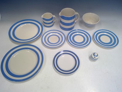 Lot 14 - T G Green Cornishware plus Cordon Bleu Ironstone.
