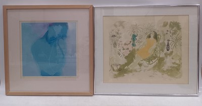 Lot 148 - Sheila STAFFORD, Siesta, aquatint, signed,...