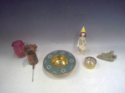 Lot 156 - A Miscellaneous Lot. A Cloisonet Dish and a...